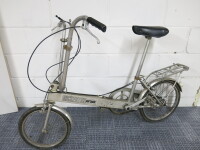 Bickerton Vintage Portable Folding Bike in Silver