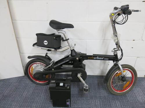 Ex Display Sub Urban UM80 Folding Alloy Electric Bike