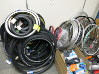 Large Stock of Bike Wheels, Tyres, Inner Tubes & Mud Guards to Include