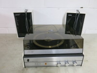 Fidelity UA4 Solid State Record Player with Pair of Fidelity Speakers.