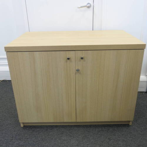 2 Door Lockable Cupboard with Shelf & Key. Size H75 x W100 x D60