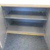 2 Door Lockable Cupboard with Shelf & Key. Size H75 x W100 x D60 - 3