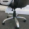 Black Faux Leather Operator's Chair - 3