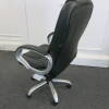 Black Faux Leather Operator's Chair - 2