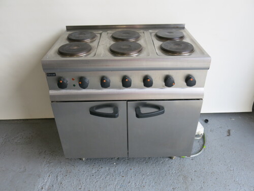 Lincat Silverlink 6 Plate Electric Free Standing Oven Range