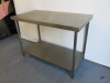 Parry Stainless Steel Prep Table - 3