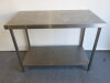 Parry Stainless Steel Prep Table - 4