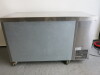 Precision Stainless Steel 2 Door Mobile Refrigerated Counter - 7