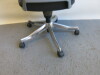 6 x Height Adjustable Office Swivel Chairs on Polished Chrome Base & Castors. - 7