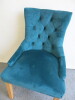 Lifestyle Furniture Teal Crushed Velour Chair - 3