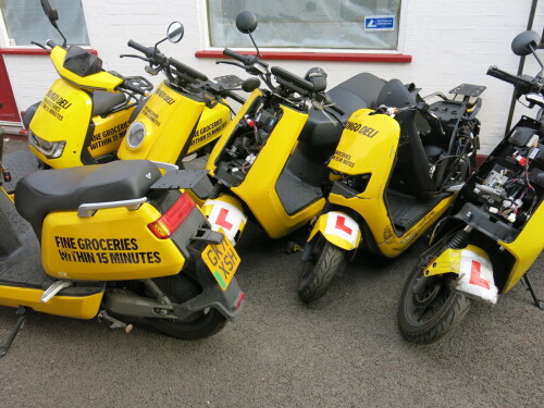 7 x Electric Bikes in Various States of Damage, Requiring Repairs or Used for Spares to Include:Niu NQi GTS Pro Bikes Registrations GK71 XSH / GK71 XSU / GK71 XTF / GK71 XUA & GK71 XSV.2 x Sunra Robo Mopeds Registrations LE21 NTV & LE21 NTX.Comes with V5 