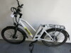 E-Prime 5 Speed 9 Gear Electric Bike with Digital Display, Shimano Gears, Disc Brakes, Truvatin Alloy T6 Handlebars, XCM30 SR Suntour Suspension Forks, Abus Wheel Bike Lock, 27.5" Wheels, Twin Stand & 1 x Mirror. Bike Incomplete with Missing Battery, Char