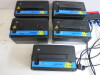 5 x Batteries Model NIU Energy 60B2/26AH with 3 x Dual Charger Converters.NOTE: batteries appear to have charge but sold with condition as viewed. - 2