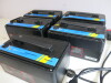 5 x Batteries Model NIU Energy 60B2/26AH with 3 x Dual Charger Converters.NOTE: batteries appear to have charge but sold with condition as viewed. - 6