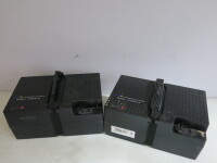 2 x Batteries Model Sunra 72V20Ah/B.NOTE: batteries appear to have charge but sold with condition as viewed.