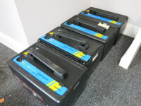 4 x Batteries Model NIU Energy 60B2/26Ah.NOTE: batteries unable to charge and sold with condition as viewed.