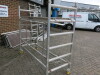 Youngman Minimax Aluminium Tower System. Comes with 4 Uprights, 8 Crossbeams, 2 x Leg Supports Stabilisers & 4 Platforms. Platform Height 3.7m. - 8