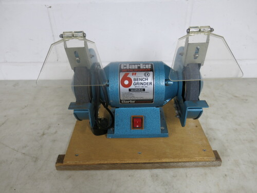 Clarke Metalworker 6" Bench Grinder, Model CBG 6RZ.