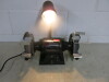 Richmond 6" Bench Grinder, Model BW71/0100 with Light, Appears unused.
