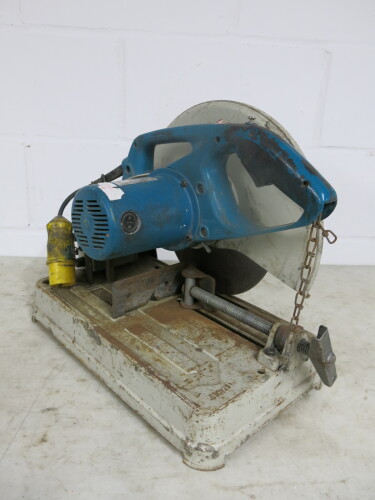 Makita 110v Abrasive Cut Off Saw, Model 2414B. NO VAT ON LOT.