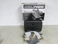 Direct Power 7 1/4" Circular Saw, Model BC185J. Comes in Carry Case & Appears Little Used.