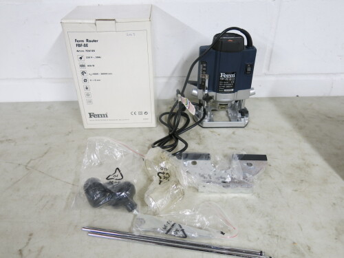 Ferm Router, Model FBF-8E. Comes in Original Box & Appears New.