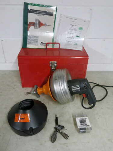 Handylectric General Pipe Cleaner. Comes in Metal Tin Box & Operating Instructions.