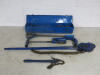 Pipe Cutting Equipment to Include: Presto Minor 2000 in Case, Record No103 1.5-3" Pipe Cutter, Record No233 Chain Wrench Pipe Cutter & Record No240 Chain Wrench Pipe Cutter.