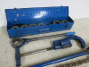 Pipe Cutting Equipment to Include: Presto Minor 2000 in Case, Record No103 1.5-3" Pipe Cutter, Record No233 Chain Wrench Pipe Cutter & Record No240 Chain Wrench Pipe Cutter. - 2