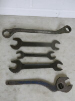 5 x Assorted Heavy Duty Spanners.