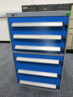 6 Draw Tool Chest with Large Quantity of Assorted Tools to Include: Drill Bits, Rivet Guns, Pick Sets, Grips, Cutters, Punches, Staple Guns, Screwdrivers, Measuring & General Tools (As Pictured/Viewed).