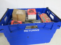 Large Quantity of Assorted Nails, Bolts & Pack of Gringing Discs in Crate.