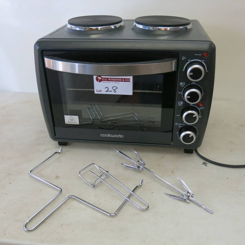 Cookworks mini hotsell oven with hob