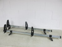 Set of Rhino Roof Bars with Sliding Material Stoppers