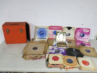 Large Selection of Vinyl Records to Include: Approx 40 x 7" 45rpm & Approx 80 x 10" 78rpm (As Viewed).