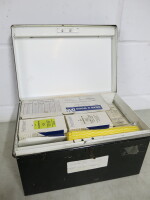 Water Tablet Testing Equipment in Lockable Vintage Metal Case. (As Pictured/Viewed).