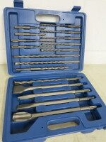 17 Pc SDS Masonary Drill Bit Combi Set in Carry Case.