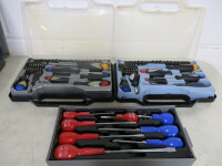3 x Screw Driver Sets in Cases.