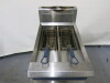 Blue Seal Twin Tank Twin Basket Gas Deep Fat Fryer, Model GT46, S/N 727232, Size H109 x W45 x D81cm. - 6