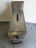 Falcon Dominator Gas Single Tank Single Basket Deep Fat Fryer, Size H109 x W30 x D87cm. - 2