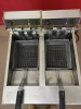 Olis Twin Basket Electric Single Phase Deep Fat Fryer, Size H100 x W60 x D70cm. Comes with 2 Baskets. - 5