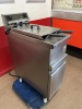 Olis Single Basket Electric Single Phase Deep Fat Fryer, Size H100 x W60 x D70cm. Comes with 2 Baskets. - 2