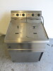 Parry Twin Tank Electric Deep Fat Fryer, Model PDPF6, Size H105 x W60 x D70cm . NOTE: requires baskets. - 2