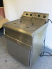 Parry Twin Tank Electric Deep Fat Fryer, Model PDPF6, Size H105 x W60 x D70cm . NOTE: requires baskets. - 4