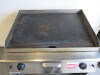 Moreno Gas Griddle Thermostatic Controlled Smooth Plate Griddle on Stand on Castors, Size H98 x W80 x D73cm. - 2