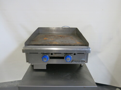 Imperial Thermostatic Controlled Smooth Plate Gas Griddle, Size H35 x W62 x D83cm.