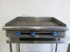 Imperial Thermostatic Controlled Smooth Plate Gas Griddle, Model ITG-36, Size H35 x W92 x D83cm.