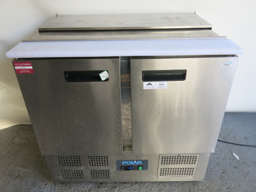 Polar G-Series Saladette Counter Fridge, Model G606, Size H87 x W90 x D70cm.