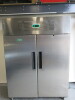 Genfrost Double Door Upright Gastronorm Commercial Freezer, Model GEN1400L. Size H202 x W147 x D83cm. NOTE: 1 x door seal required. - 2