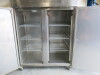 Genfrost Double Door Upright Gastronorm Commercial Freezer, Model GEN1400L. Size H202 x W147 x D83cm. NOTE: 1 x door seal required. - 4